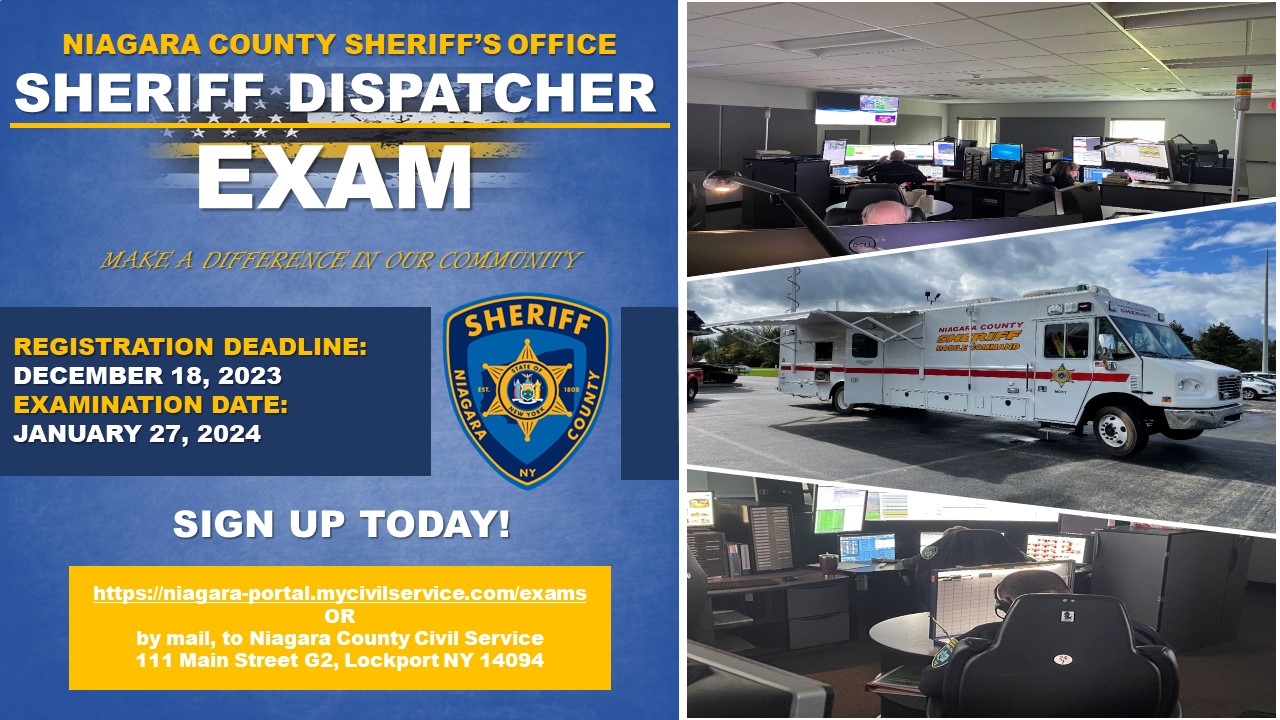 Sheriff Dispatcher exam.12.11.23